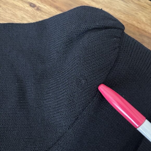 St. John Knit Dress Gold Tone Buttons Women’s Sz 6 Career Old Money Capsule - Picture 6 of 16